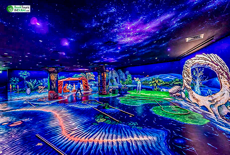 3D Blacklight Minigolf Dubai
