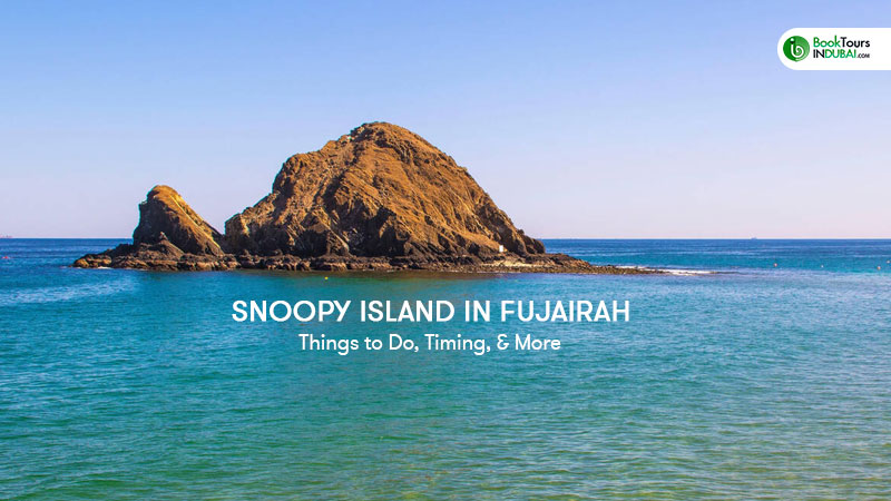 Snoopy Island in Fujairah